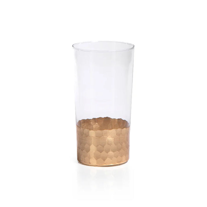 Fez Cut Glass Highball with Gold Leaf - Set of 12