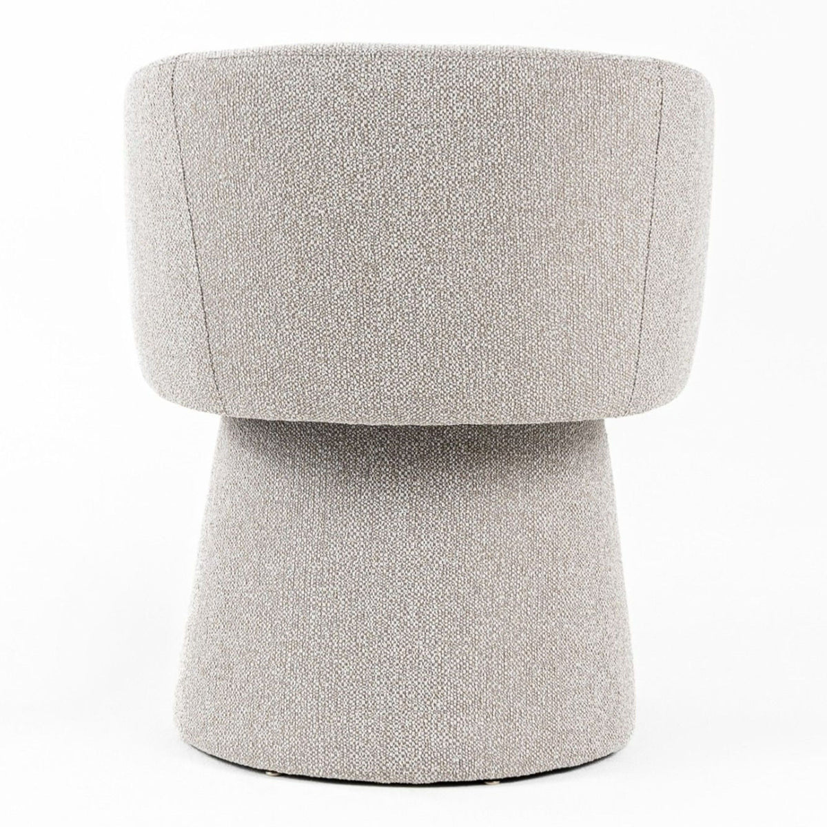 Martie Modern Light Grey Fabric Dining Chair