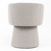 Martie Modern Light Grey Fabric Dining Chair