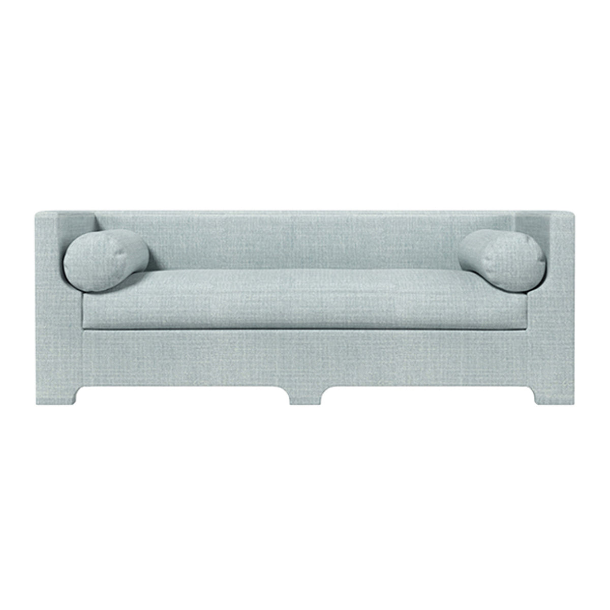 Pippa 84" Classic/Modern Atlantic Blue Custom Sofa