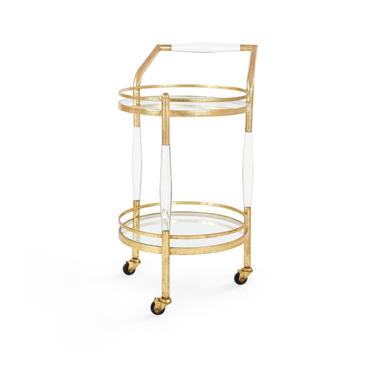 Galla Gold & Acrylic Bar Cart