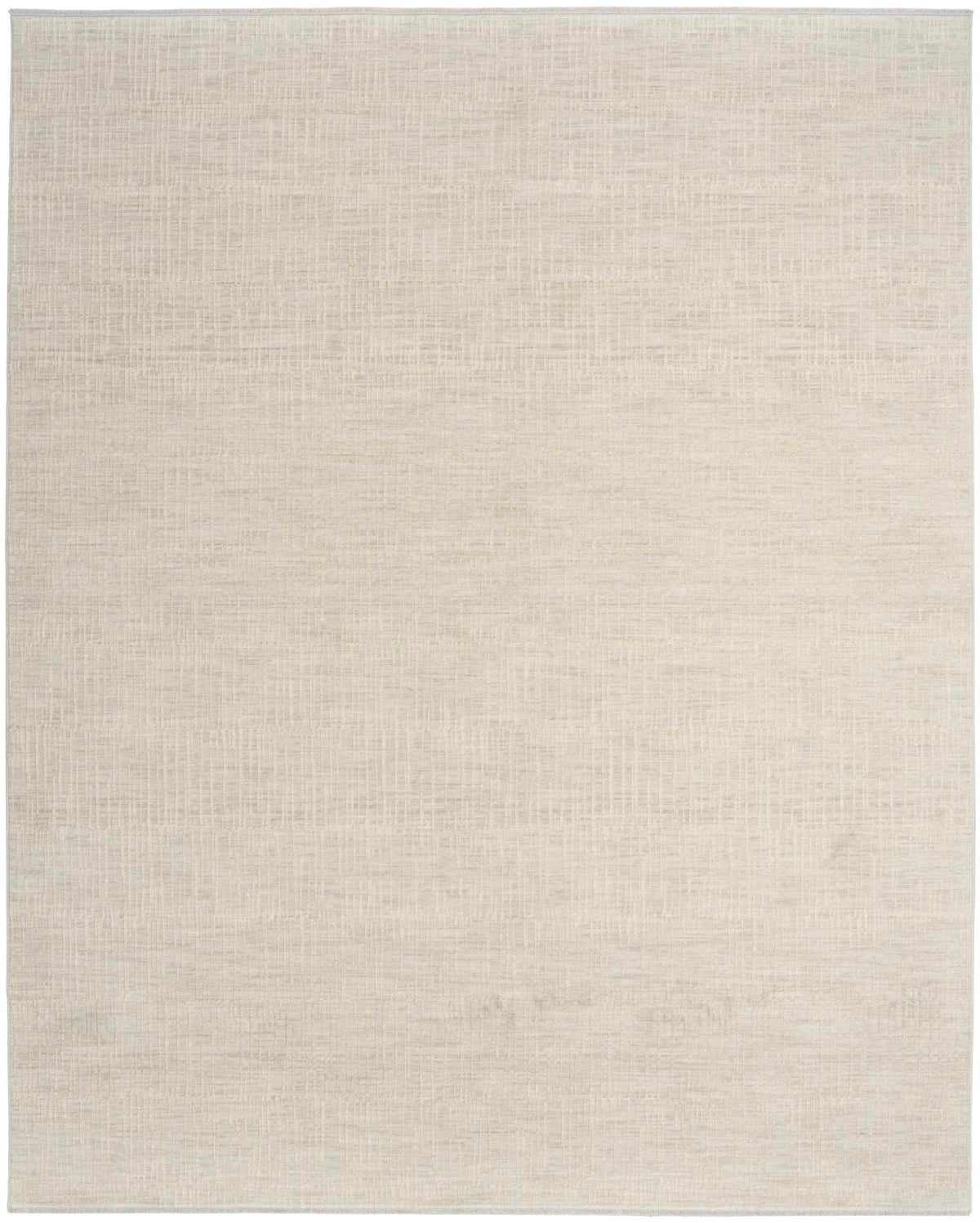 Agatha Modern Silver Ivory Area Rug