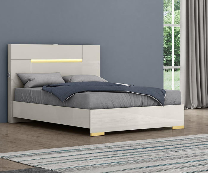 Julia Grey & Gold Bed