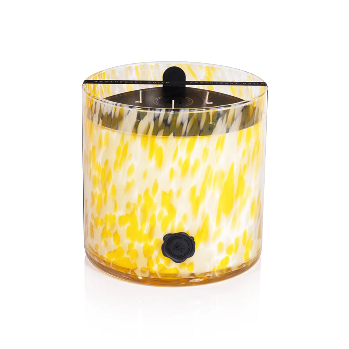 Opal Glass Five-Wick Candle Jar Marigold/Portofino (Set of 2)