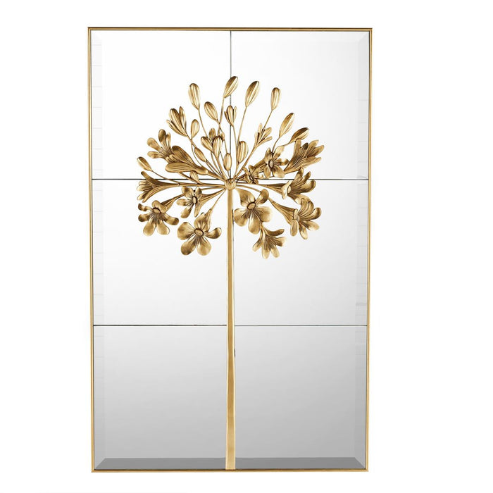 Allexina Gold Blossoming Tree Mirror
