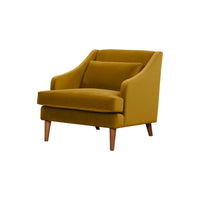 Brittlyn Dijon Velvet Accent Chair