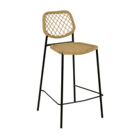 Capri Natural Dyed Cord Outdoor Counter Stool