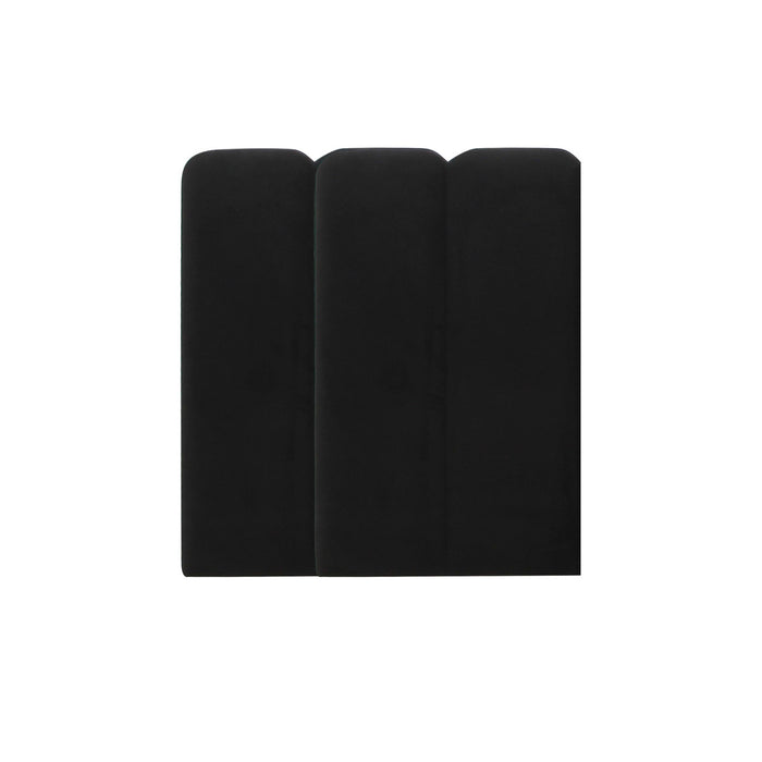 Essence Black Velvet Extra Side Panels (Set of 2) - For Essence Bed