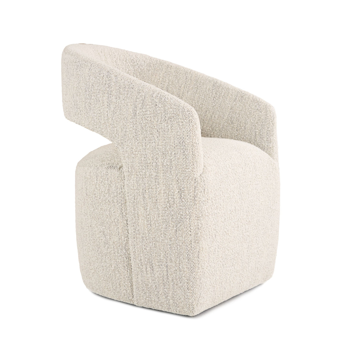 Gastra Cream Modern Fabric Dining Chair