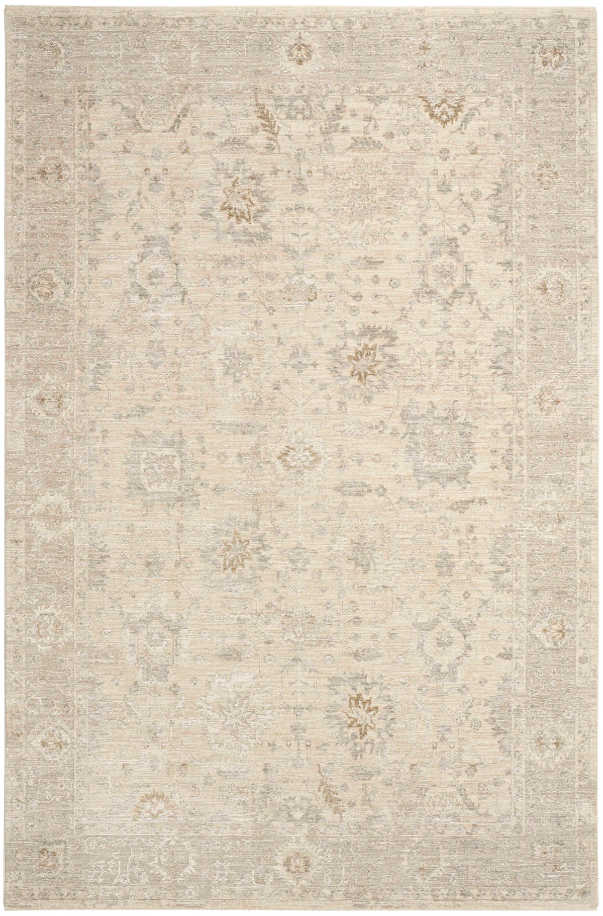 Livia Ivory Grey Sheen Area Rug