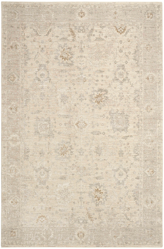 Livia Ivory Grey Sheen Area Rug
