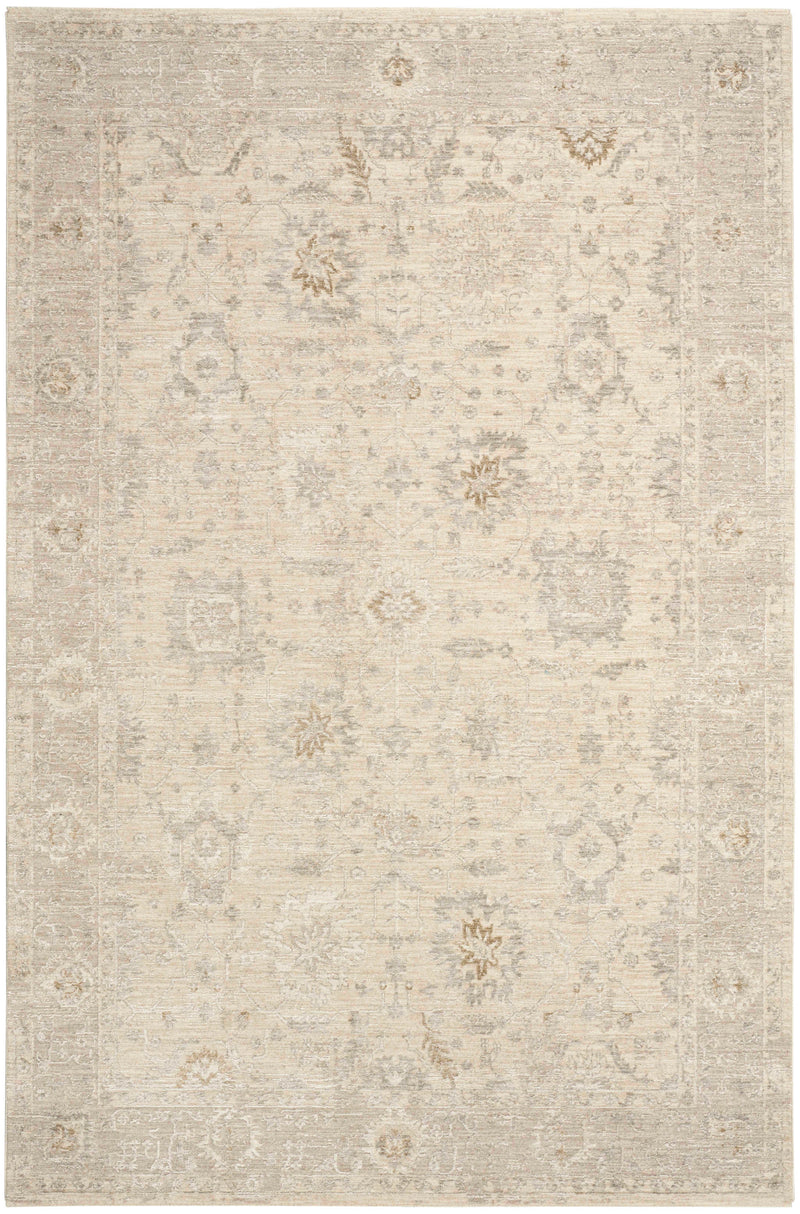 Livia Ivory Grey Sheen Area Rug