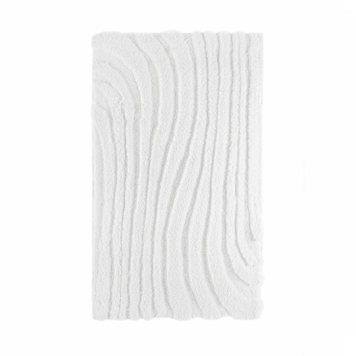 Linea White Egyptian Cotton Luxury Bath Rug