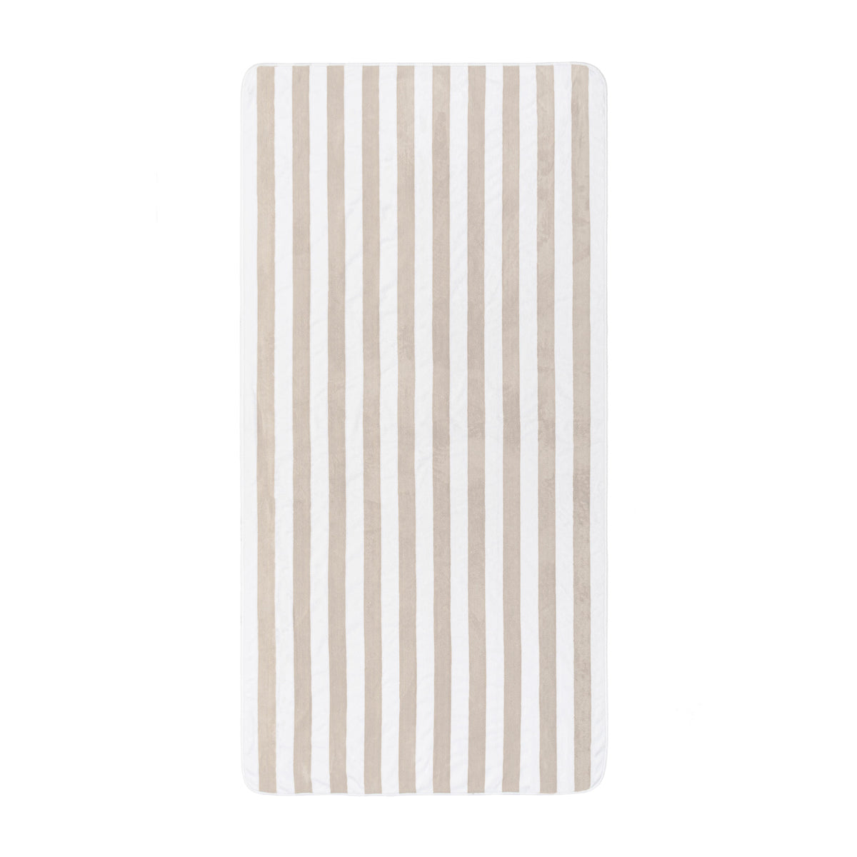 Aveiro Fog Striped 100% Egyptian Cotton Luxury Beach Towel