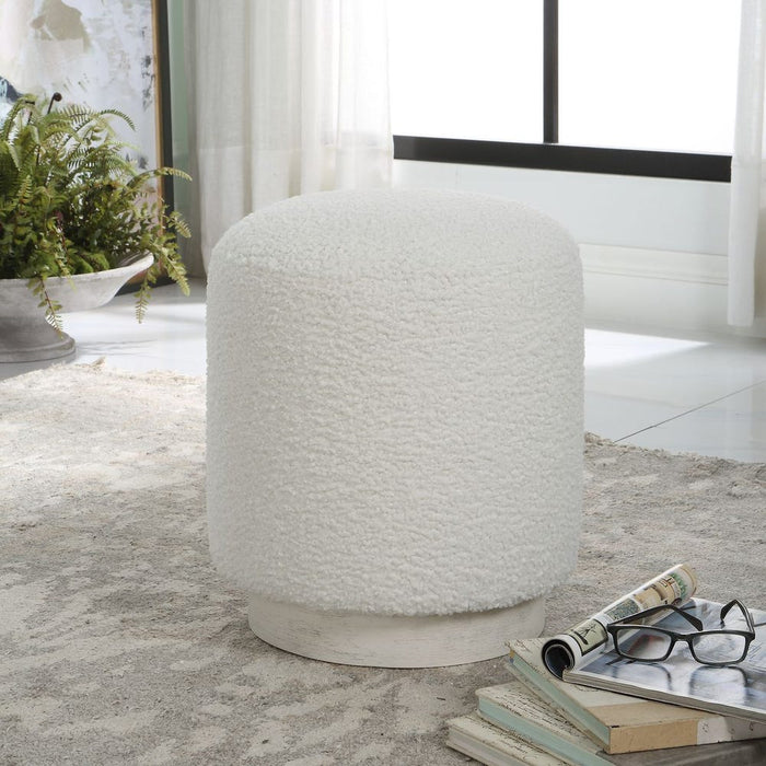 Messeta White Ottoman