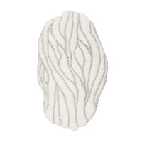 Moss Snow/Silver Luxury Bath Rug