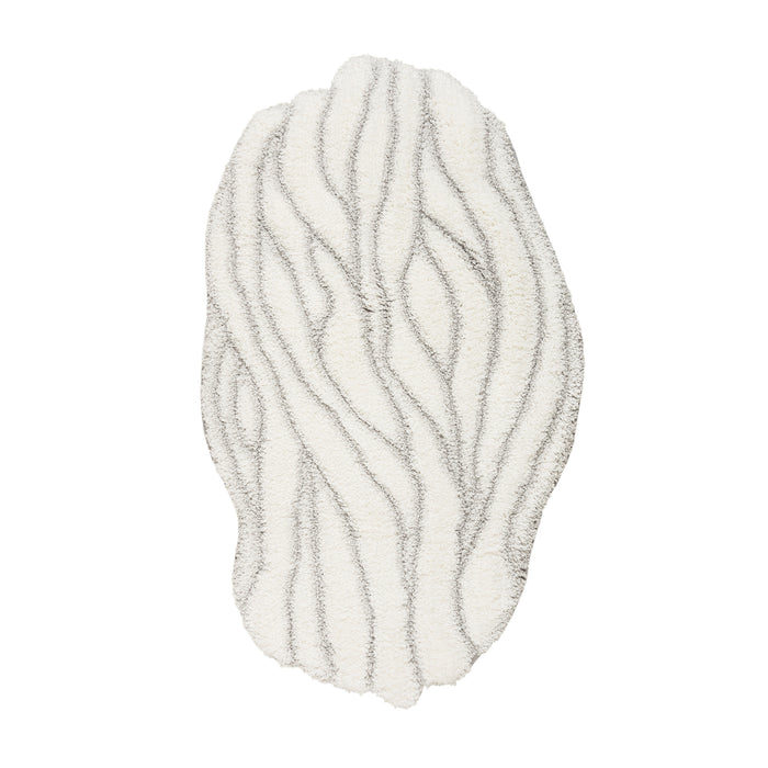 Moss Snow/Silver Luxury Bath Rug