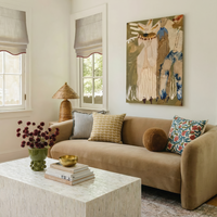 Lou 91.3” Cafe Au Lait Performance Velvet Sofa