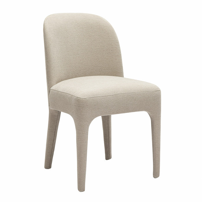 Margarette Modern Upholstered Beige Dining Chair (Set of 2)