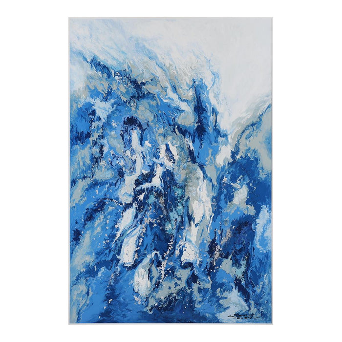 Ocean Waves 71.5" Oil Painting