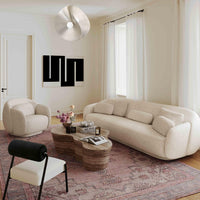 Covet Cream Performance Boucle Accent Chair