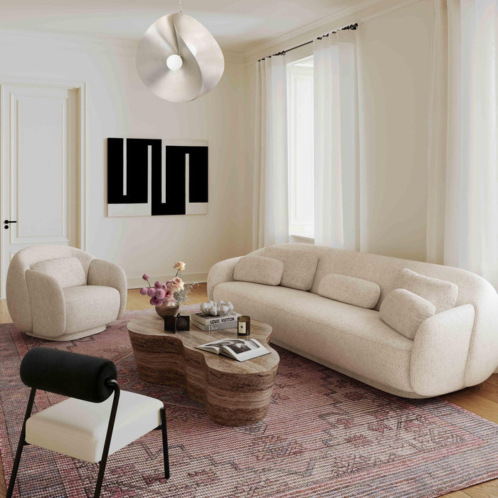 Covet Cream Performance Boucle Accent Chair