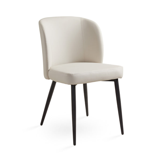 Anita Taupe Faux Leather Dining Chair