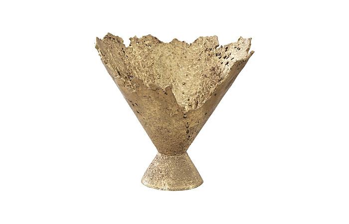 Kai Gold Leaf Sculptural Bowl