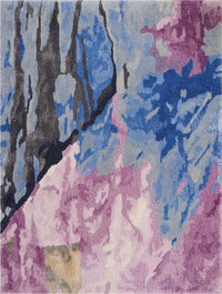 Vivid Grey/Multicolour Area Rug