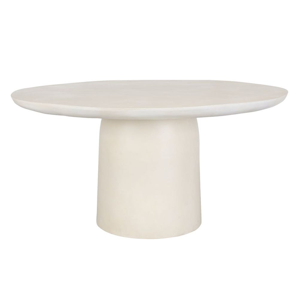 Avenue 60" Warm White Indoor-Outdoor Dining Table