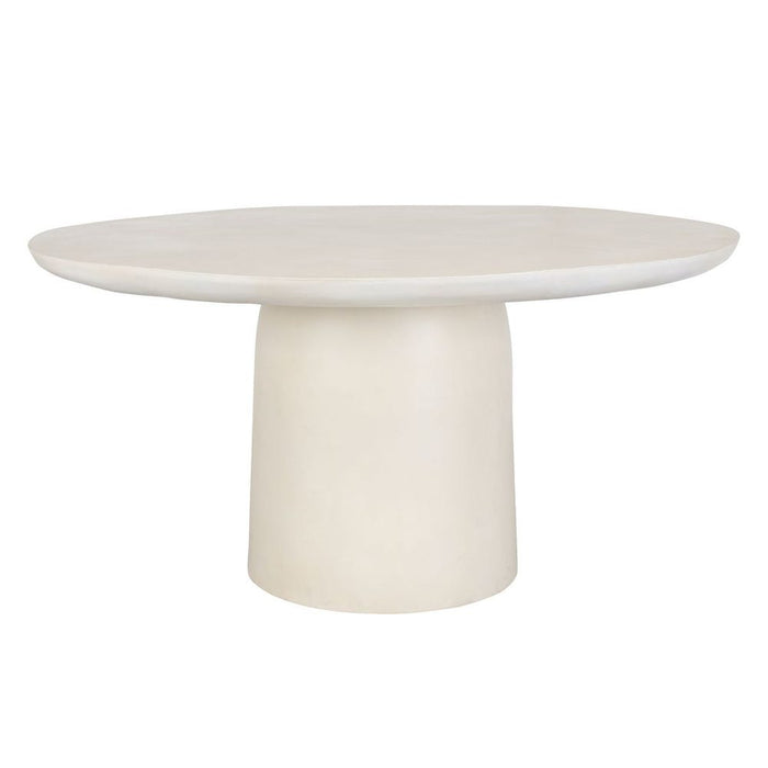 Avenue 60" Warm White Indoor-Outdoor Dining Table