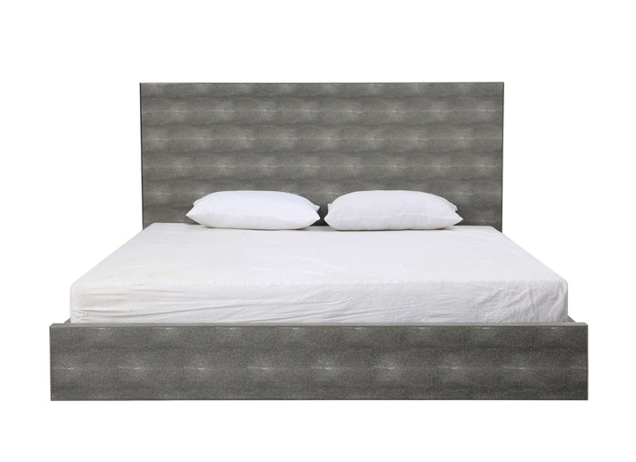 Loretta Modern Shagreen Bed