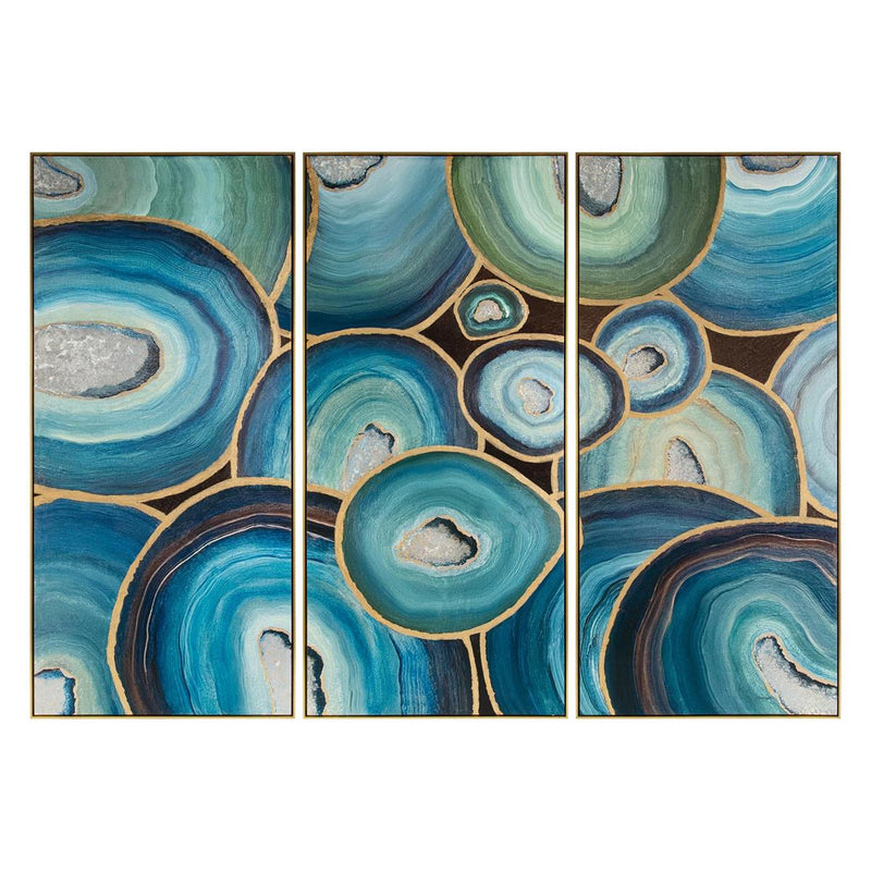 Abstract Panel Painting - Set of 3