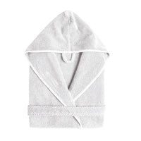 Bee Waffle White Luxury Bath Robe
