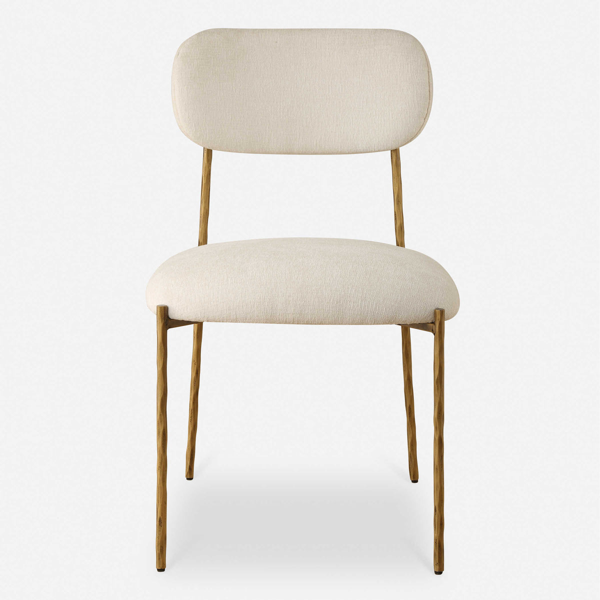 Aster Off-White & Gold Dining Chair (Set of 2)