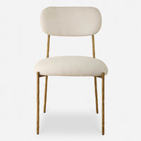 Aster Off-White & Gold Dining Chair (Set of 2)