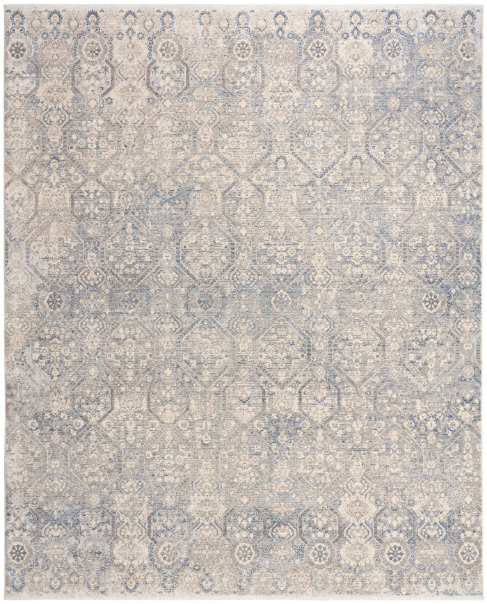Delphine Blue Plush Area Rug