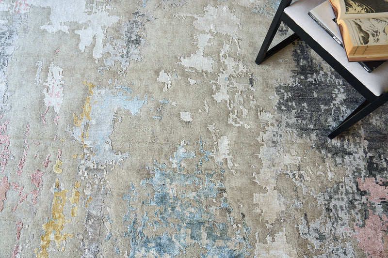 Ella Modern Vivid Multi Color Luxury Area Rug - Elegance Collection