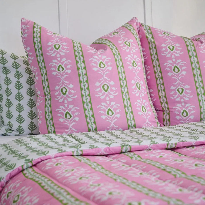 Savannah Reversable Pink Twin Comforter Set (3 Piece Set)