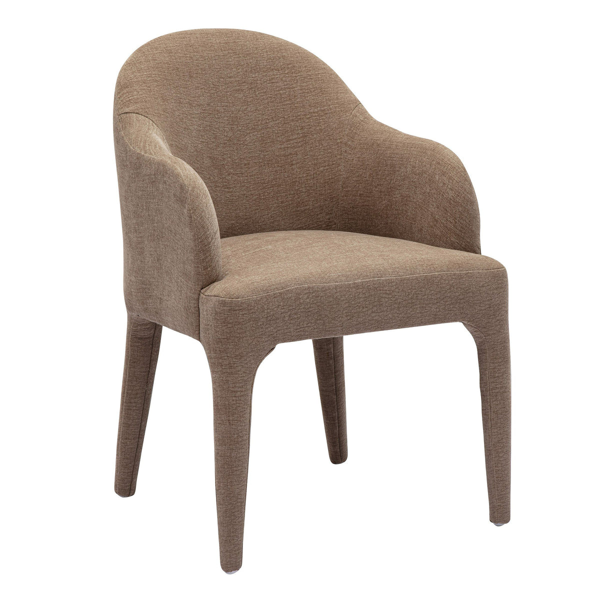Nicolle Modern Tan Upholstered Dining Chair