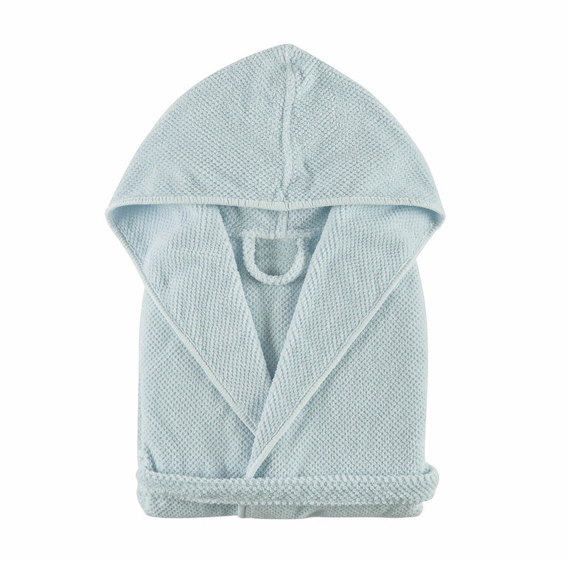 Bee Waffle Sea Mist Kids Luxury Bath Robe