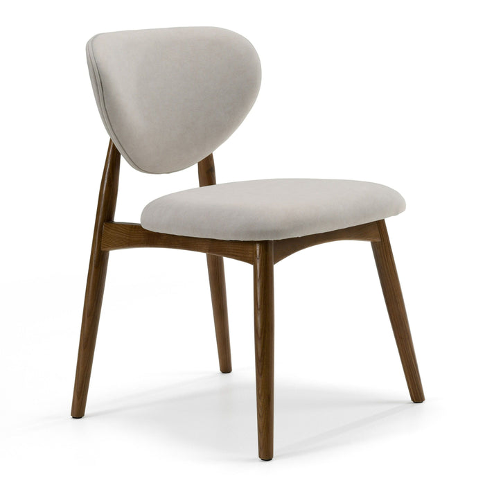 Georgia Modern Grey & Walnut Dining Chair