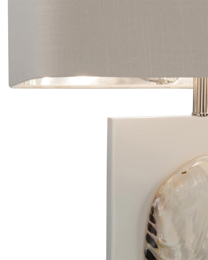Sarasota 29" Natural Seashell & Acrylic Table Lamp