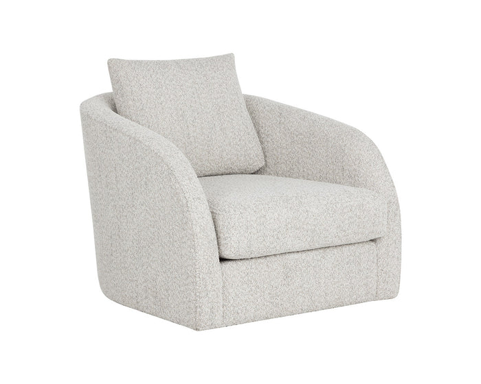 Wexford Greige Swivel Accent Chair