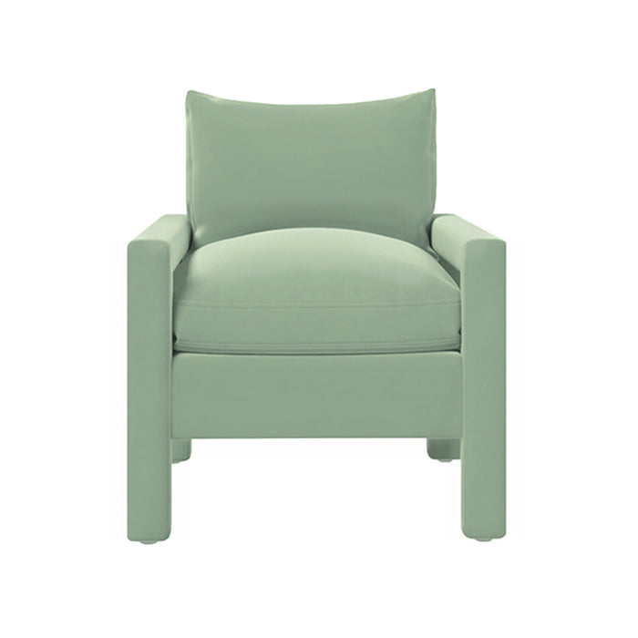 Pippa Modern Sage Green Custom Uphosltered Accent Chair