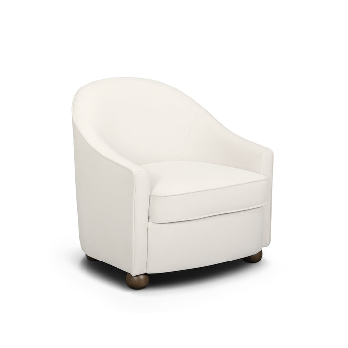 Catlyn Cream Performance Velvet Accent Chair