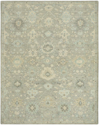 Georgia Grey Blue Hand Loomed Wool Area Rug