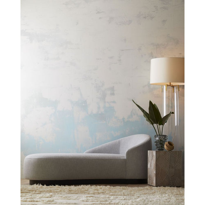 Emilee 71" Iceberg Linen Grey Ash Chaise