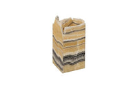 Onyx Zebra Multicolour Square Lamp I