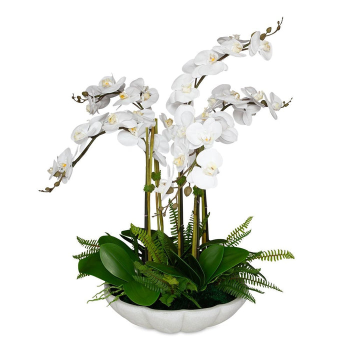 In Bloom Orchid Floral Planter